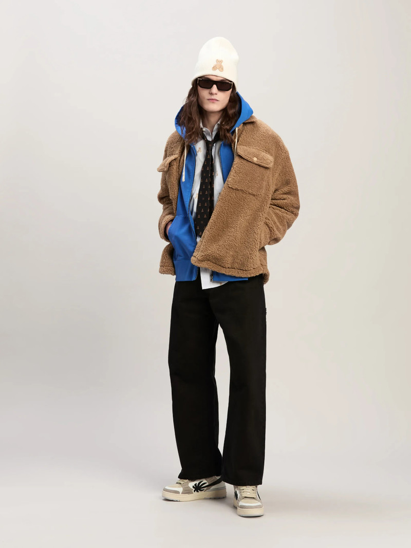 Palm Angels Bear in Mind Zipped Hoodie outlook