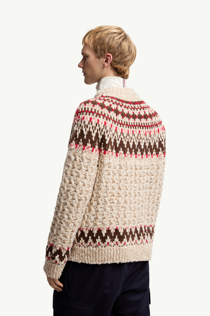 Geometric Jacquard Wool Sweater 5