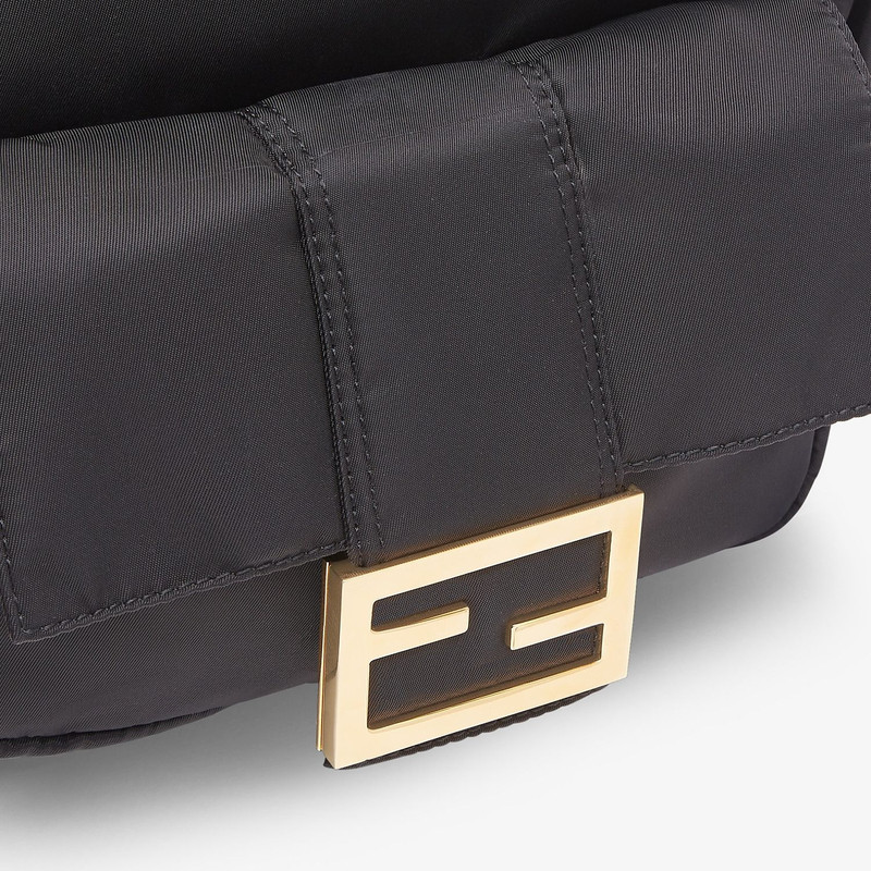 Black nylon backpack 5