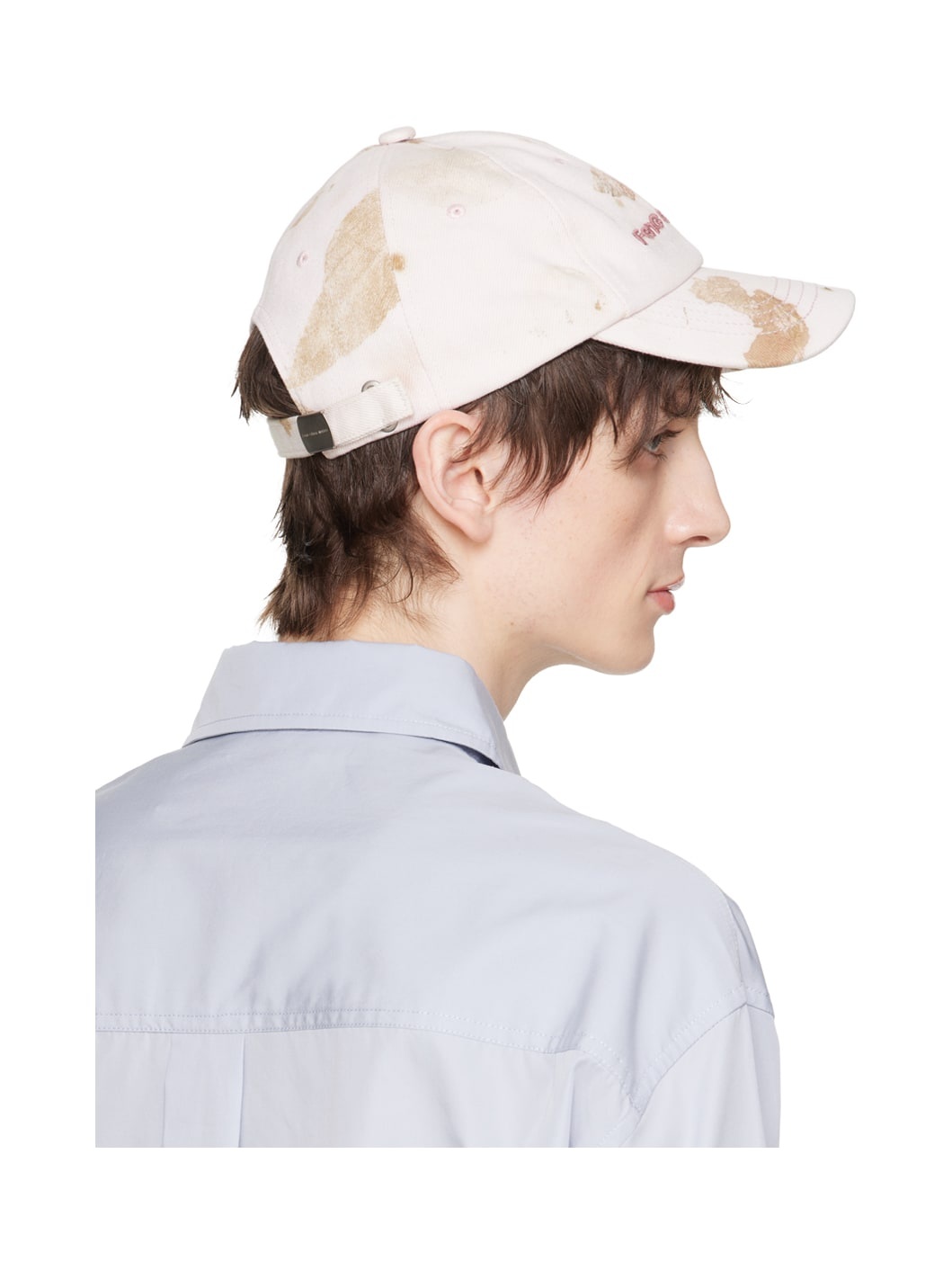 Pink Embroidered Cap - 3
