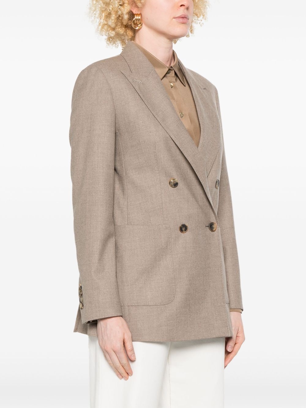 double-breasted blazer - 3