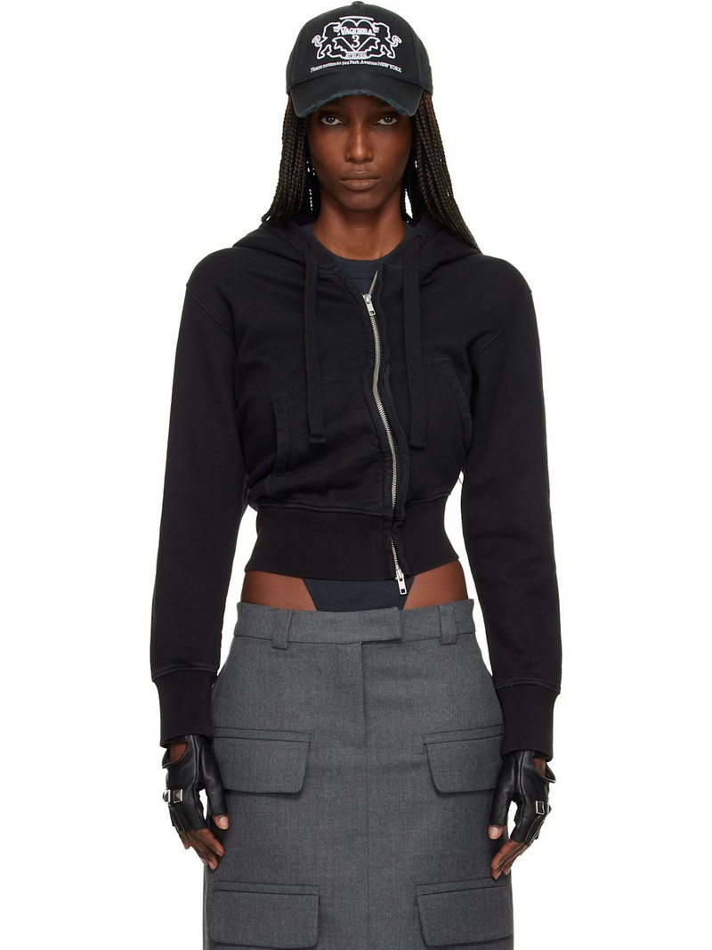 Black Twisted Hoodie 1