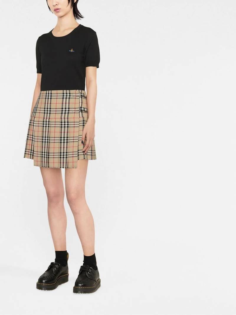 Vivienne Westwood Orb-embroidered knitted top outlook