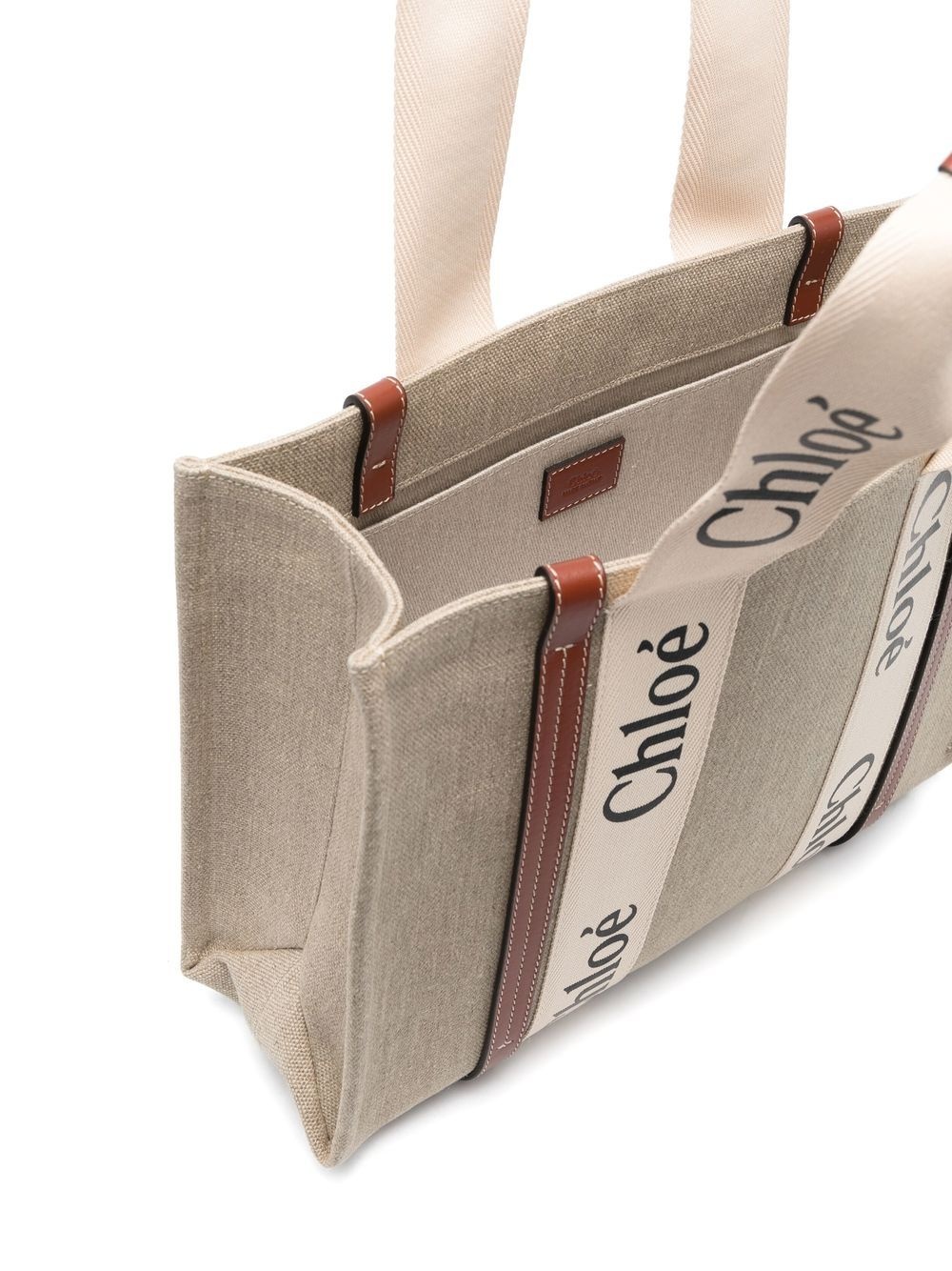 logo top-handle tote - 5