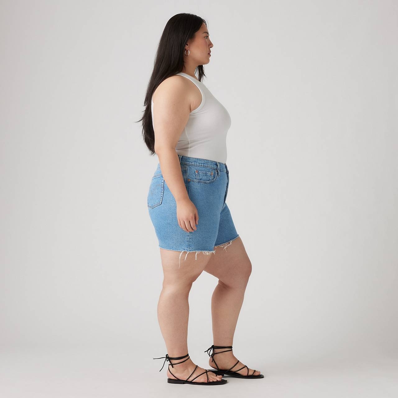 501® ORIGINAL FIT HIGH RISE WOMEN'S SHORTS (PLUS SIZE) - 4