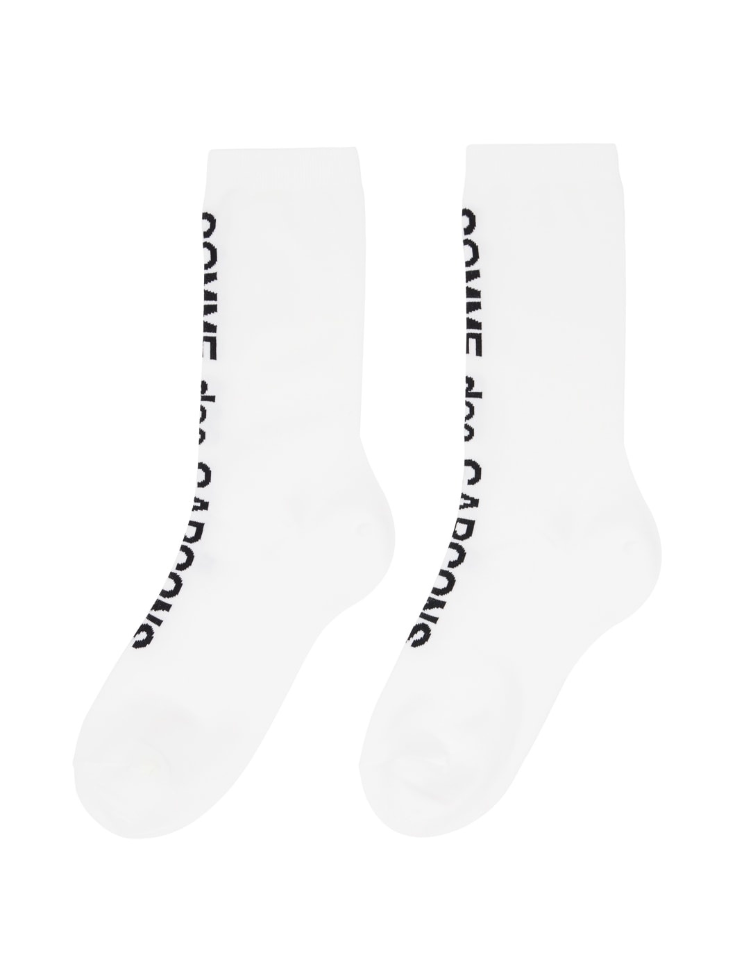 White Ribbed Socks - 2