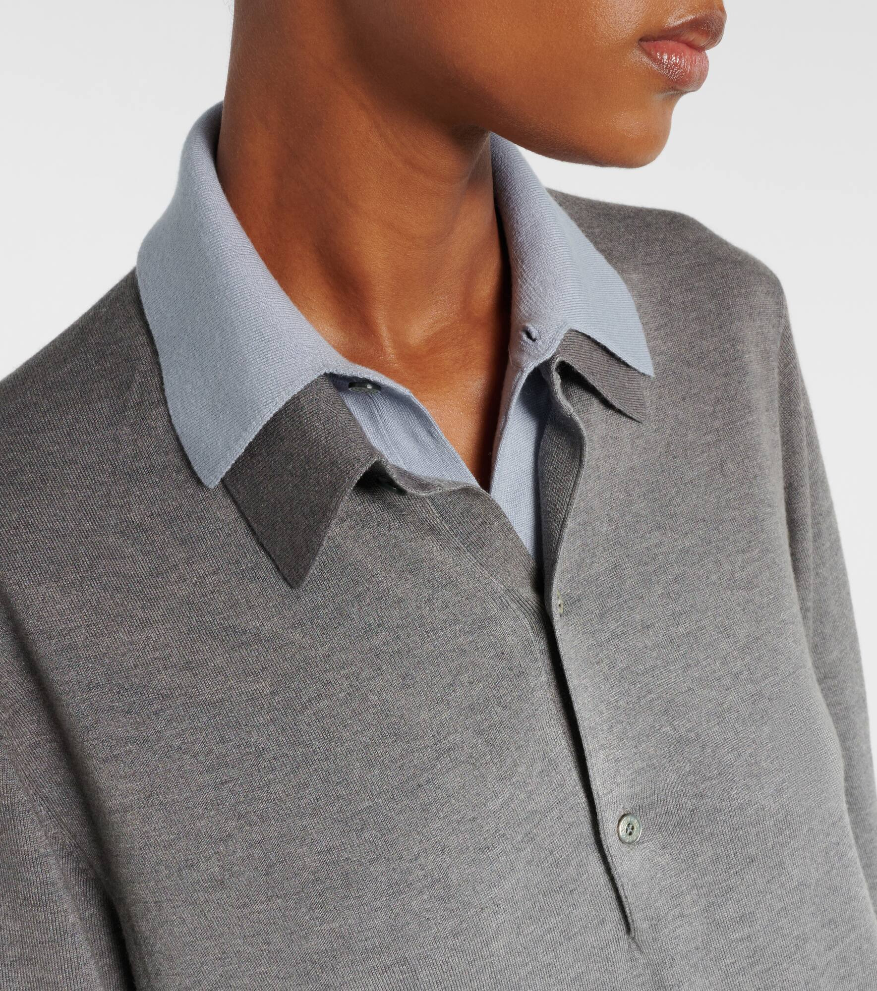 Koyalt silk, wool, and cashmere sweater - 4