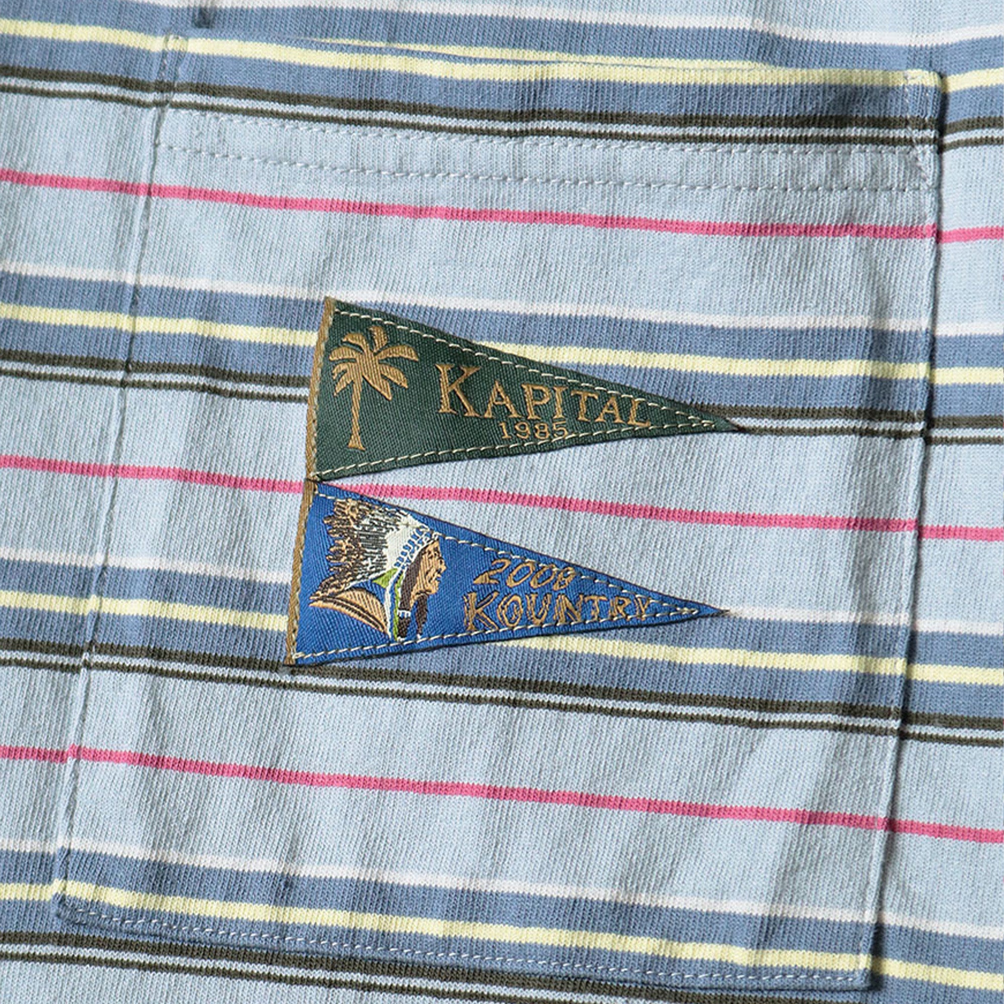 STRIPE JERSEY PENNANT T-SHIRTS - 3