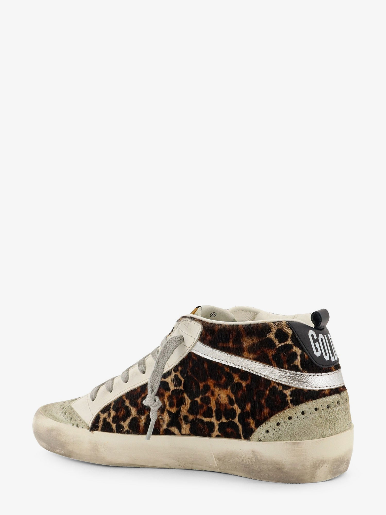 Golden Goose Deluxe Brand Mid Star Classic High-Top Ponyskin Sneakers - 3