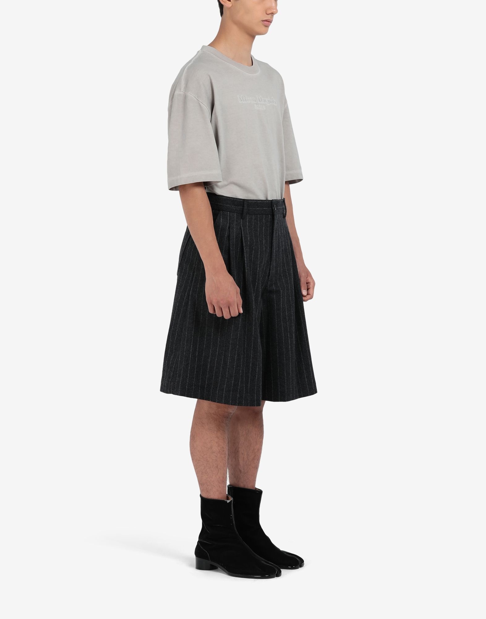 Wide pleated shorts - 3