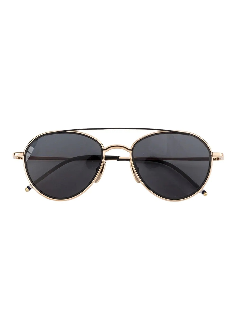 Black Aviator Sunglasses - 1