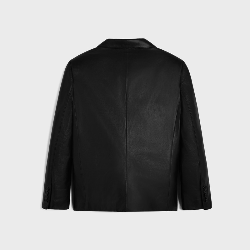 CELINE tailored jacket IN PLONGE LAMBSKIN outlook