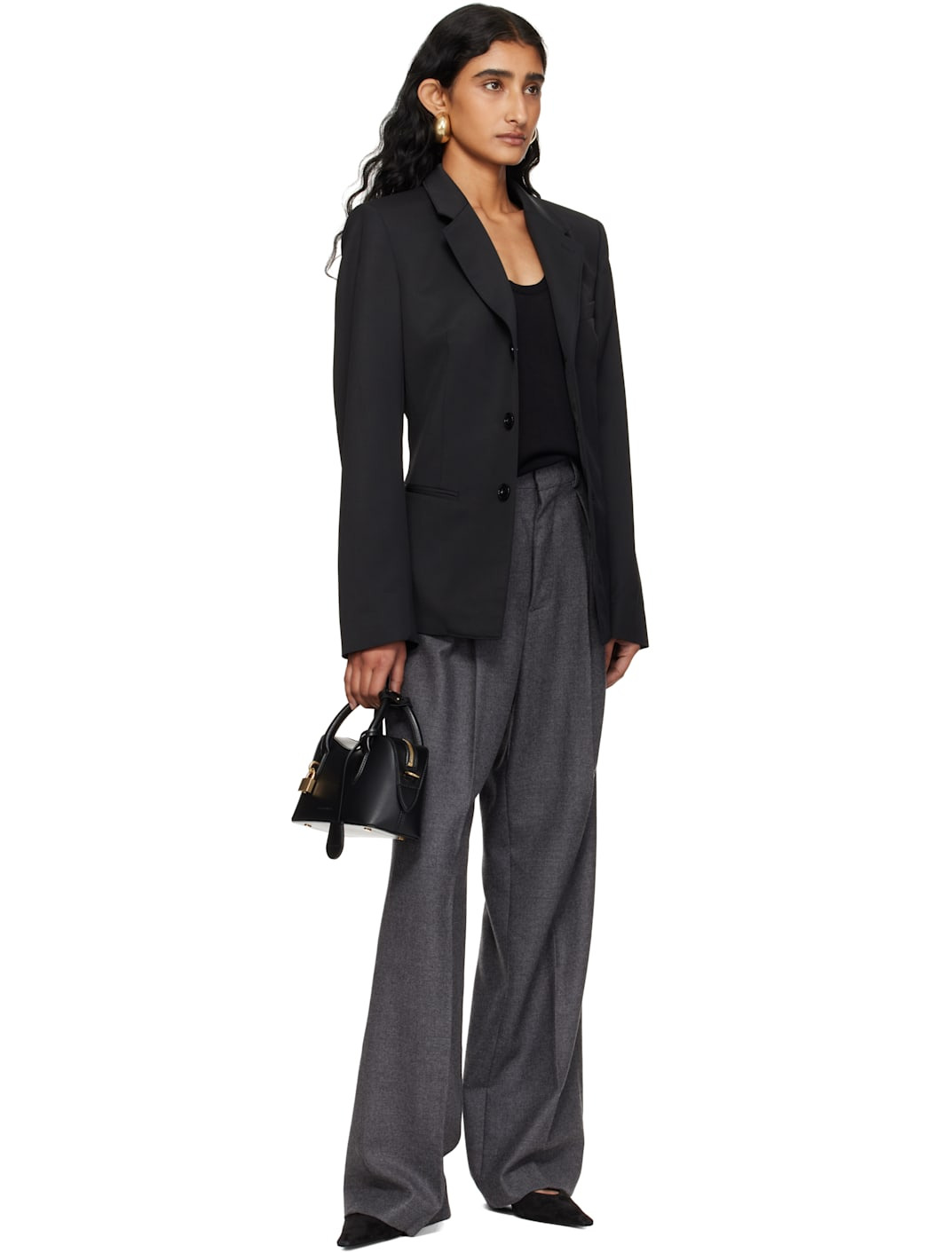 Black Ryder Crossbody Bag - 4