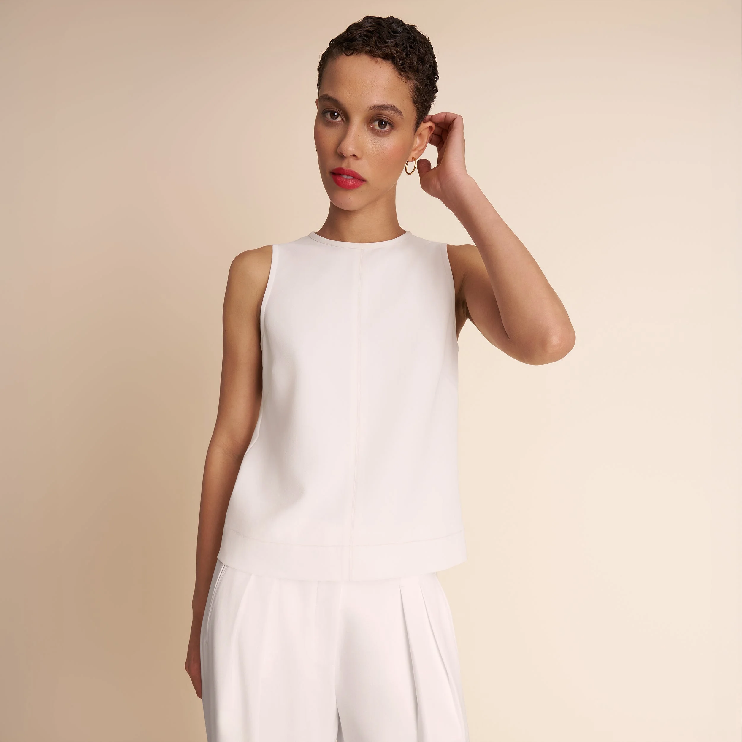 Ainsley Effortless Top - Everyday Crepe - 1