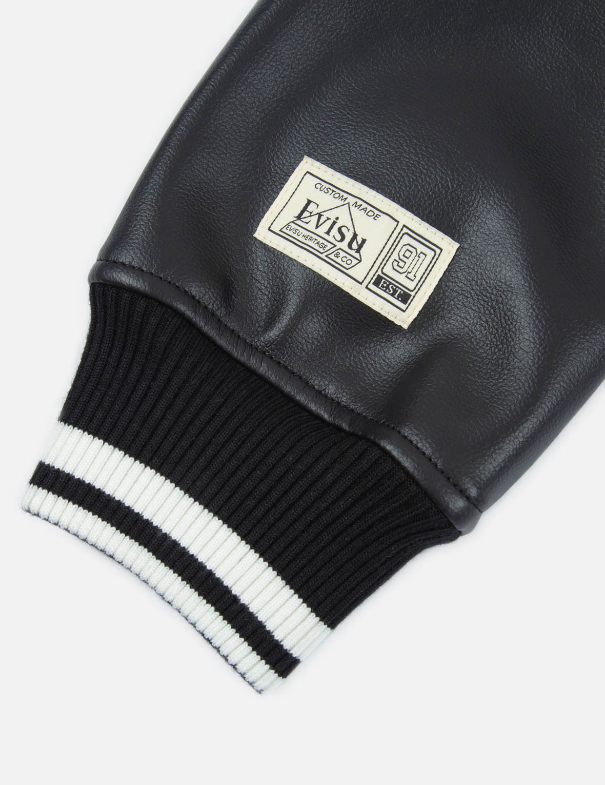 “HIDE-AND-SEEK” GODHEAD APPLIQUÉ BASEBALL JACKET - 12