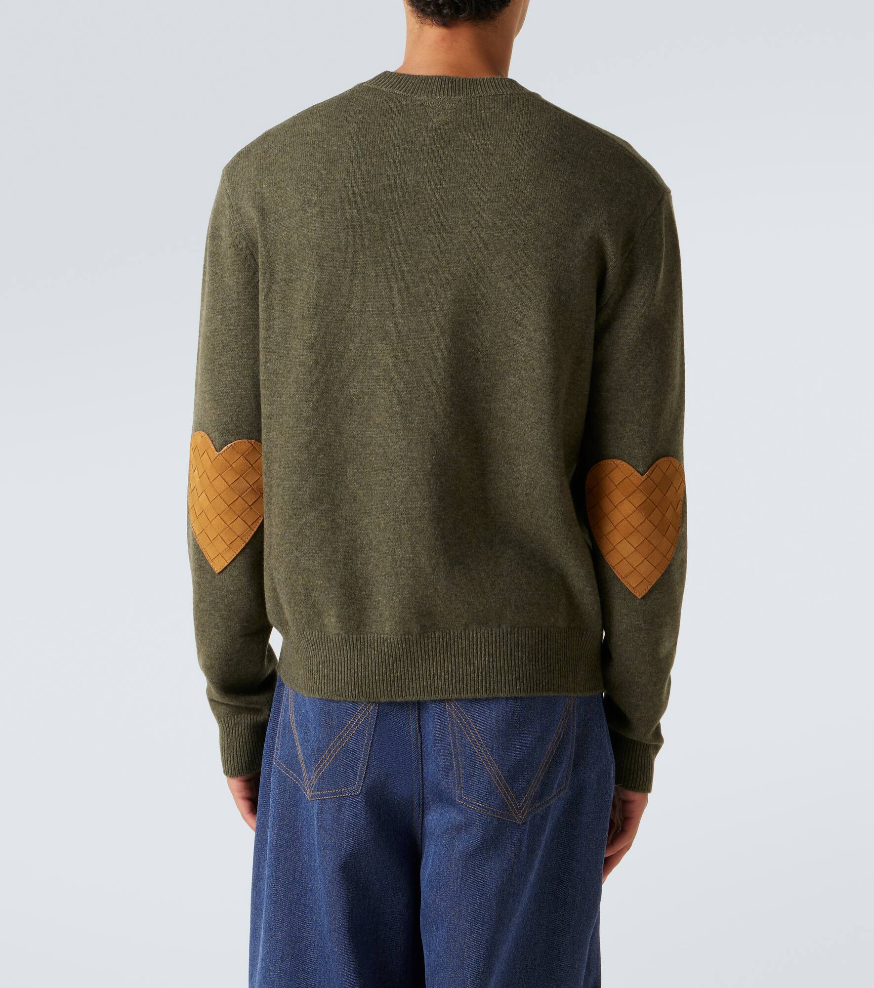 Intrecciato cashmere-blend sweater - 4