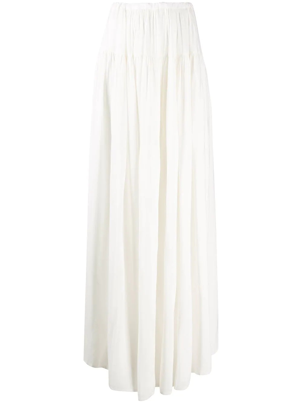 tie-waist maxi skirt - 1