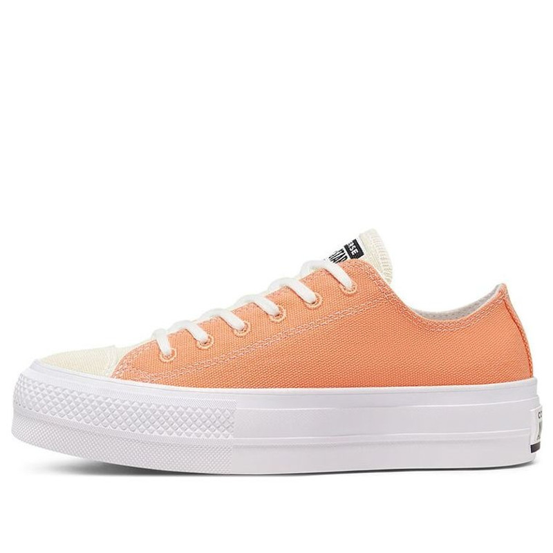 (WMNS) Converse Renew Cotton Chuck Taylor All Star Platform Low 'Fuel Orange' 567855C - 1