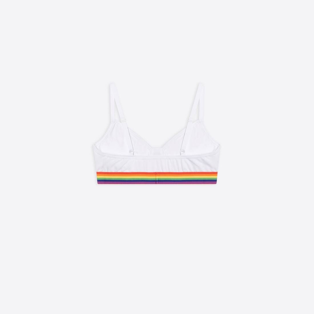 Women's Pride Sports Bra in White - 2