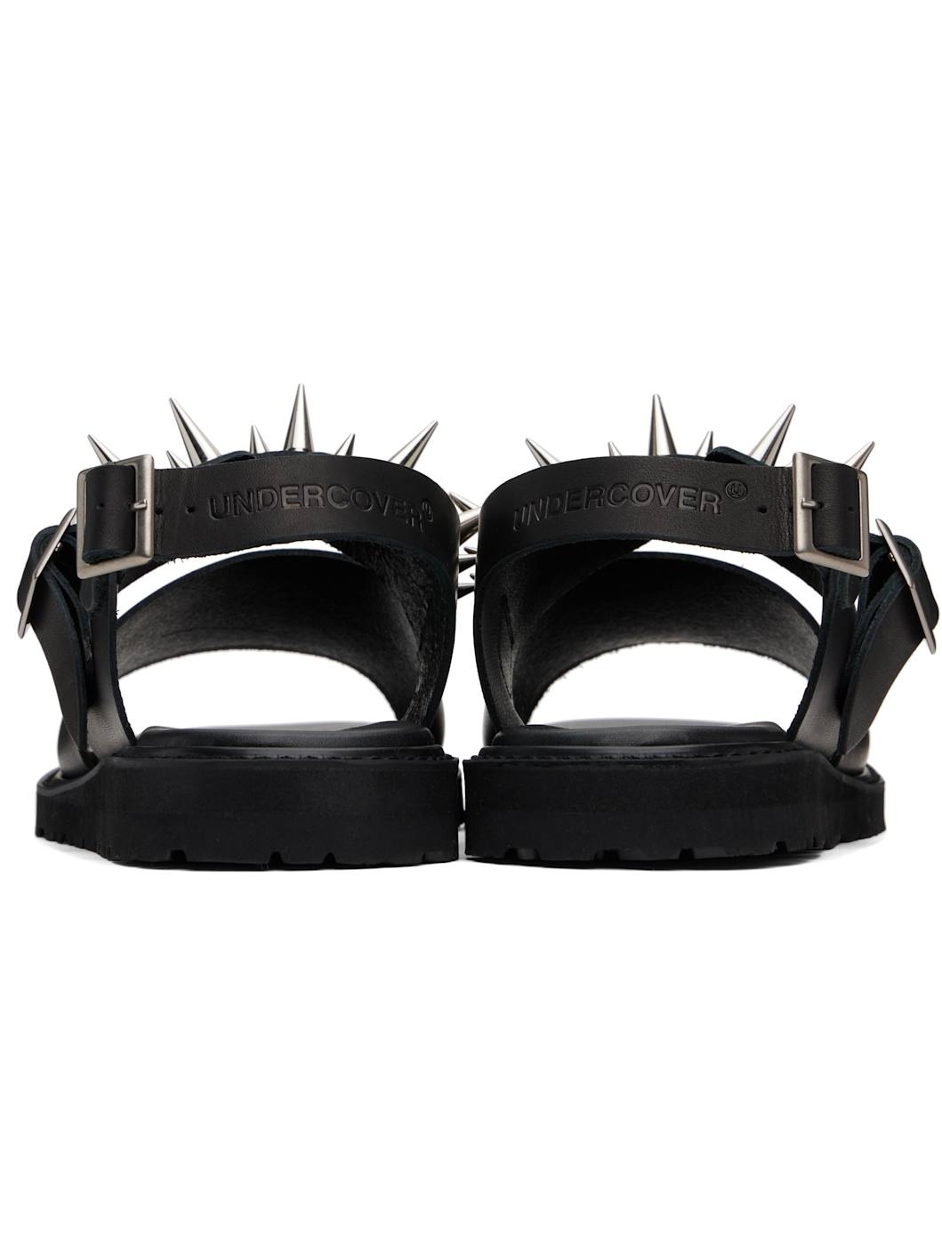Black foot the coacher Edition Spike Studded Sandals - 2