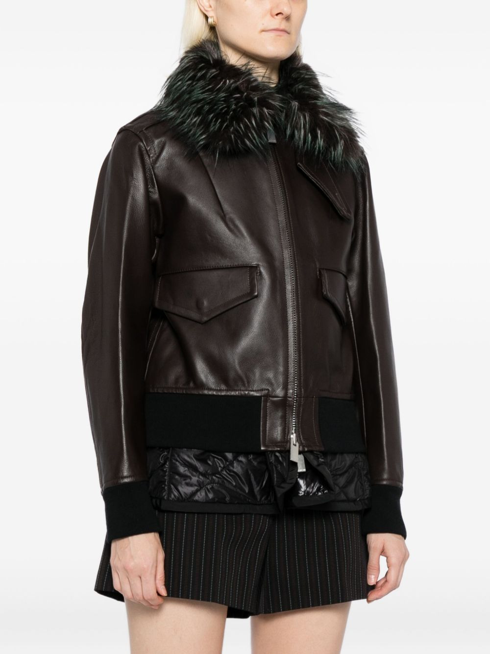 2 in 1 leather jacket - 3
