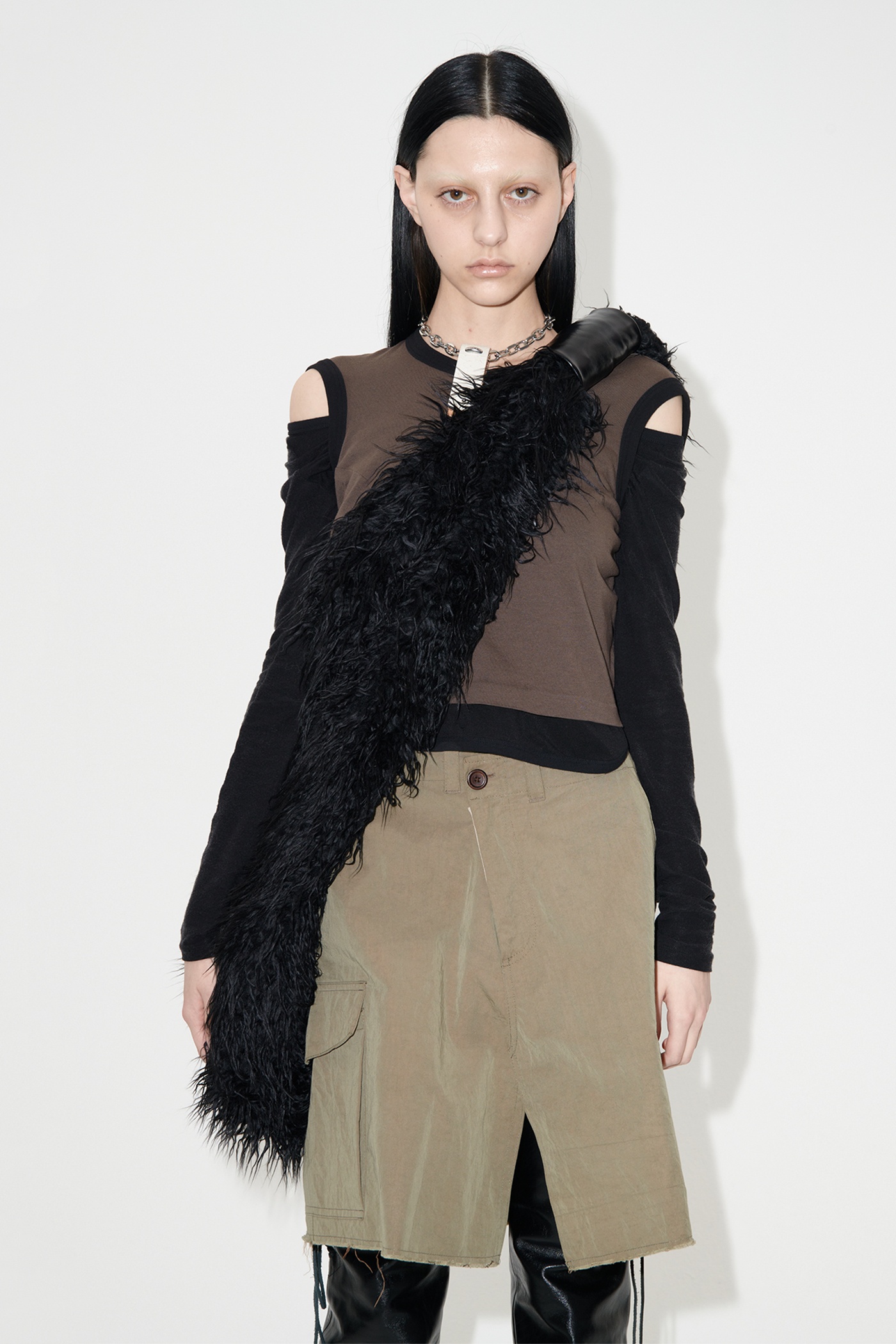 Drip Bag Black Fake Fur - 3