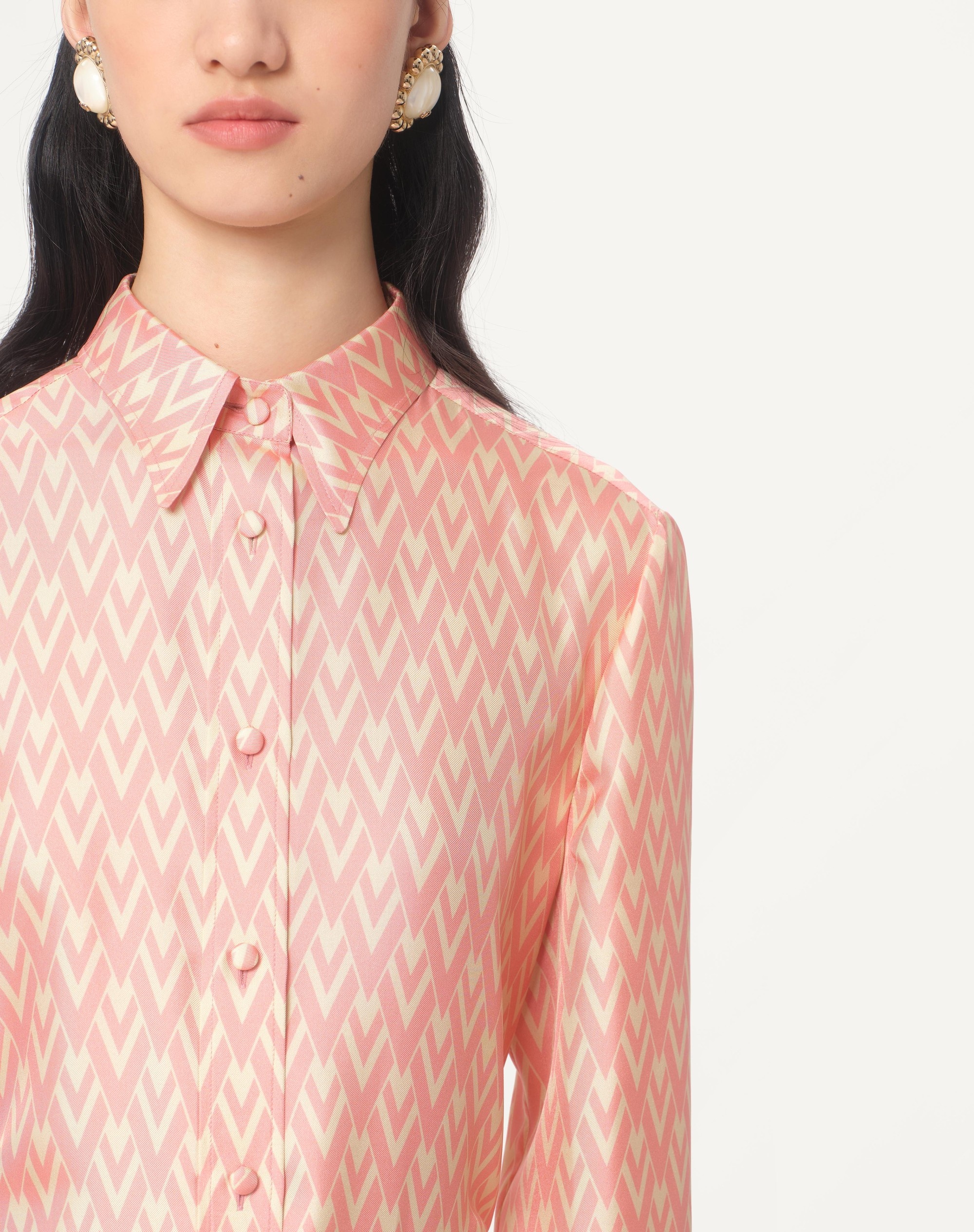 TOUTE LA V TWILL SHIRT - 4