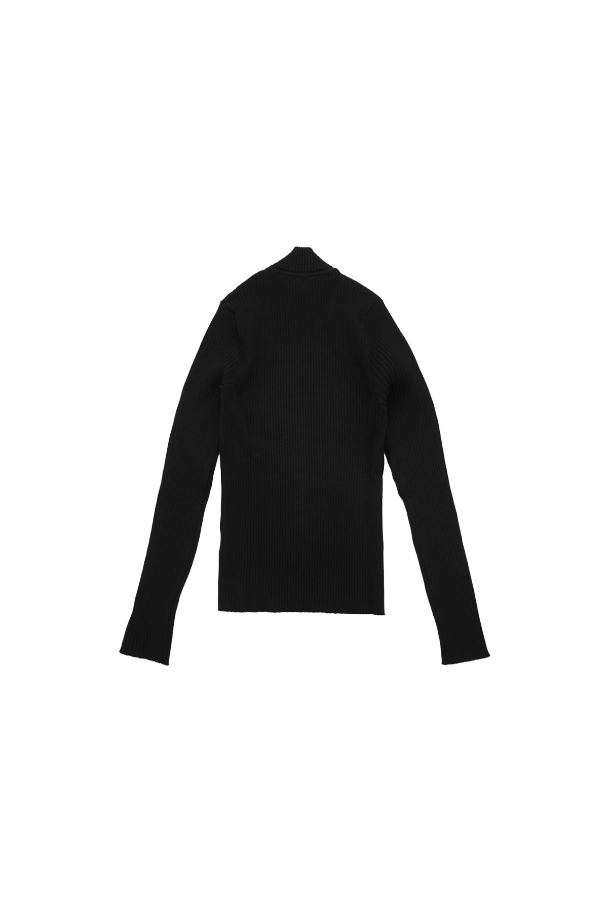 Courreges Reedition Mockneck Sweater Black - 2