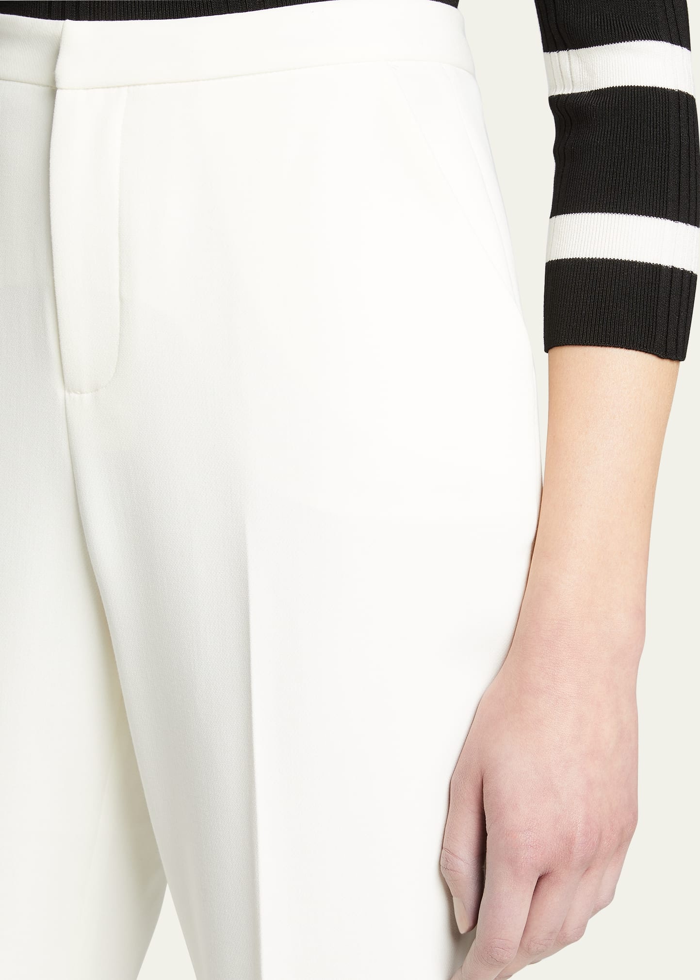 Sawyer High-Rise Cropped Trousers - 5