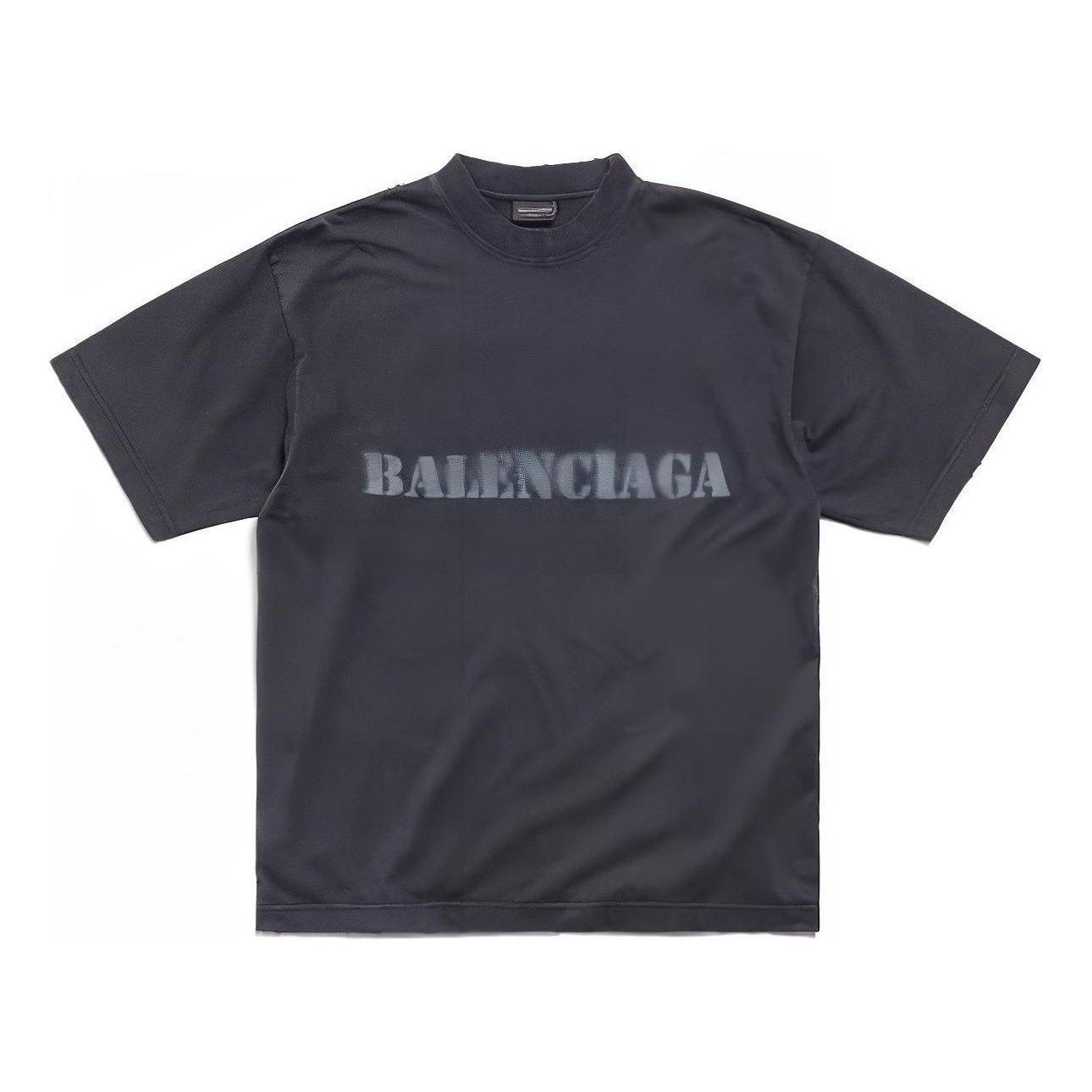 Balenciaga Stencil Type T-shirt 'Black' 764235TQVA31750 - 1