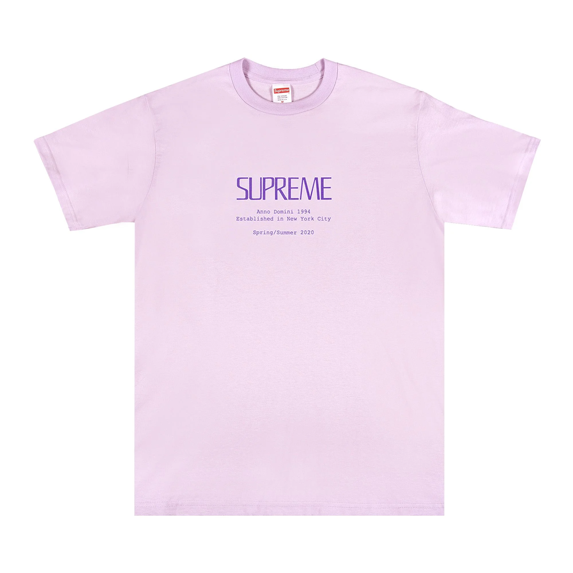 Supreme Anno Domini Tee 'Light Purple' - 1