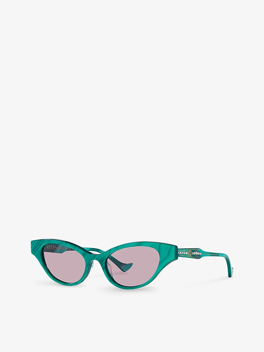 GG1298S cat-eye acetate sunglasses - 2