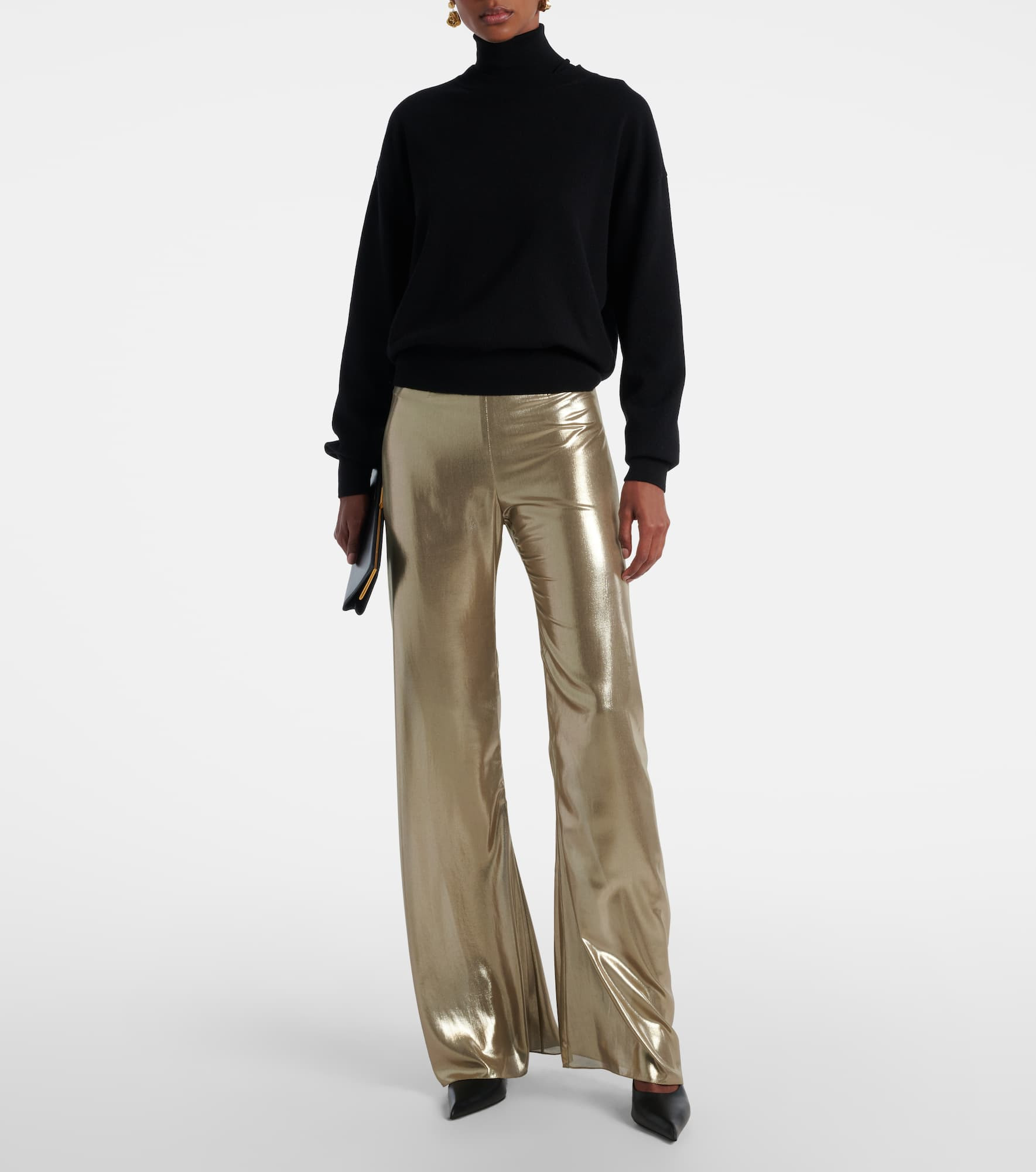 High-rise wide-leg pants - 2