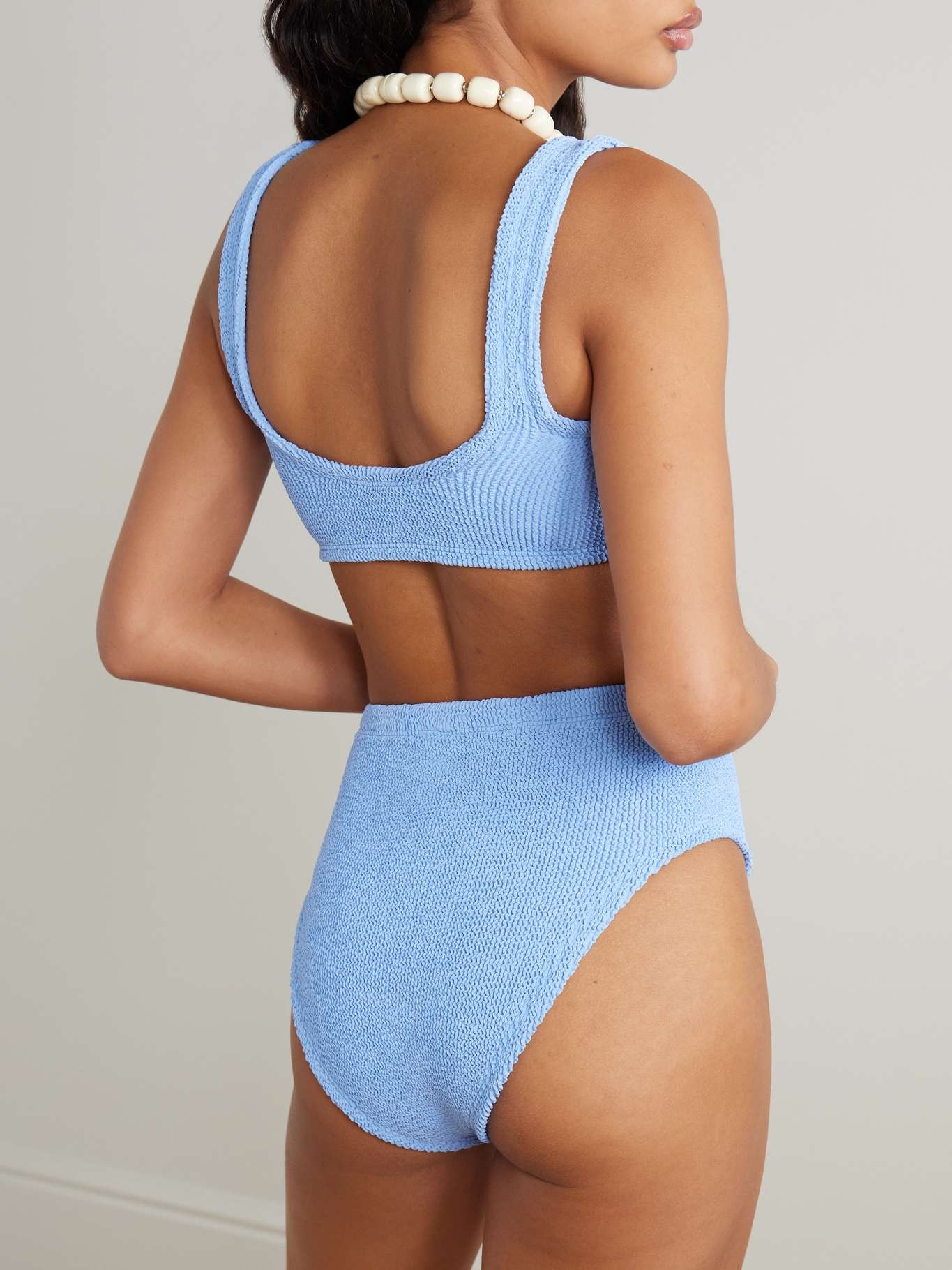 Nadine seersucker bikini Blue - 3
