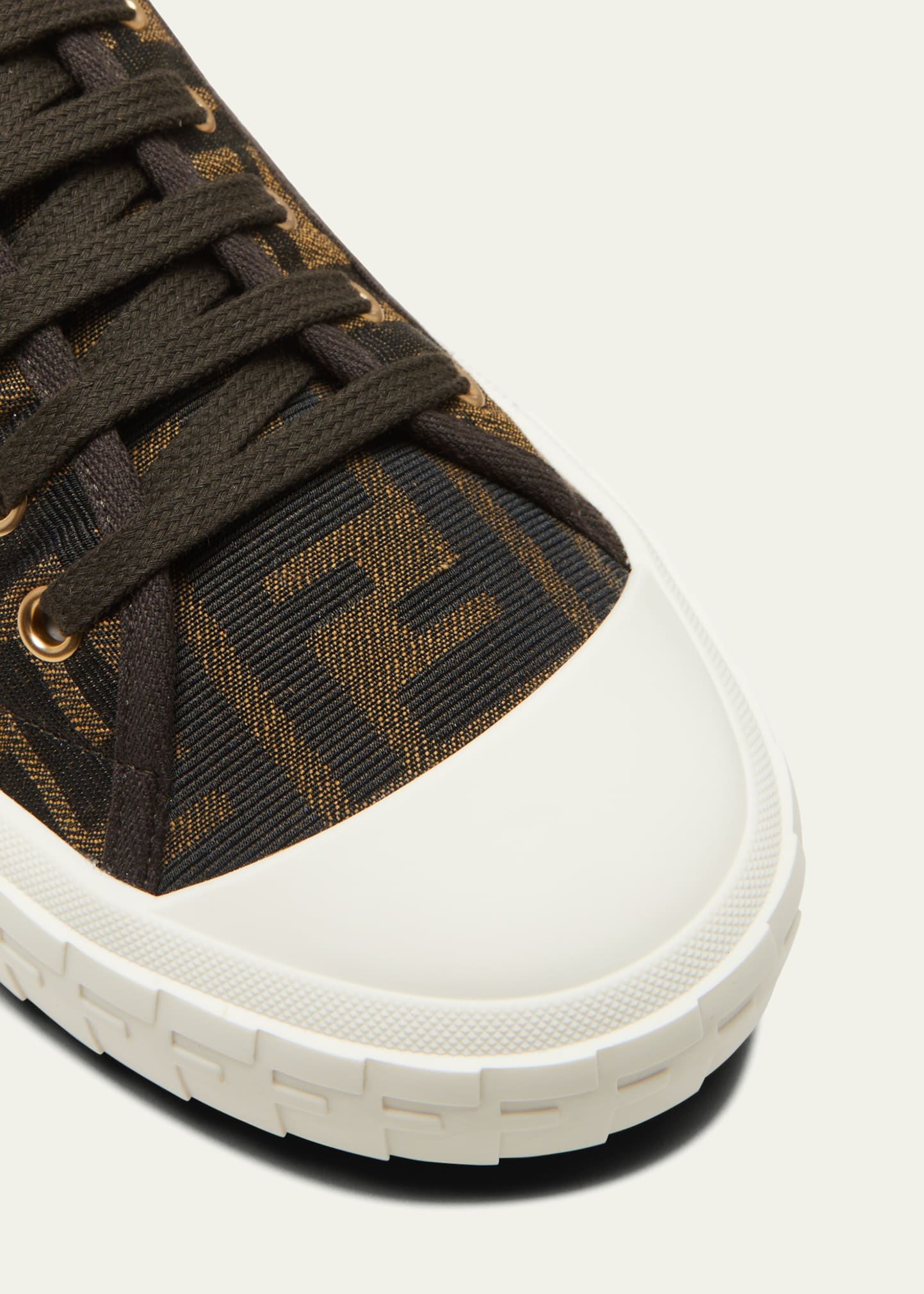 Men's New Summery Canvas Monogram Low Top Sneakers - 3