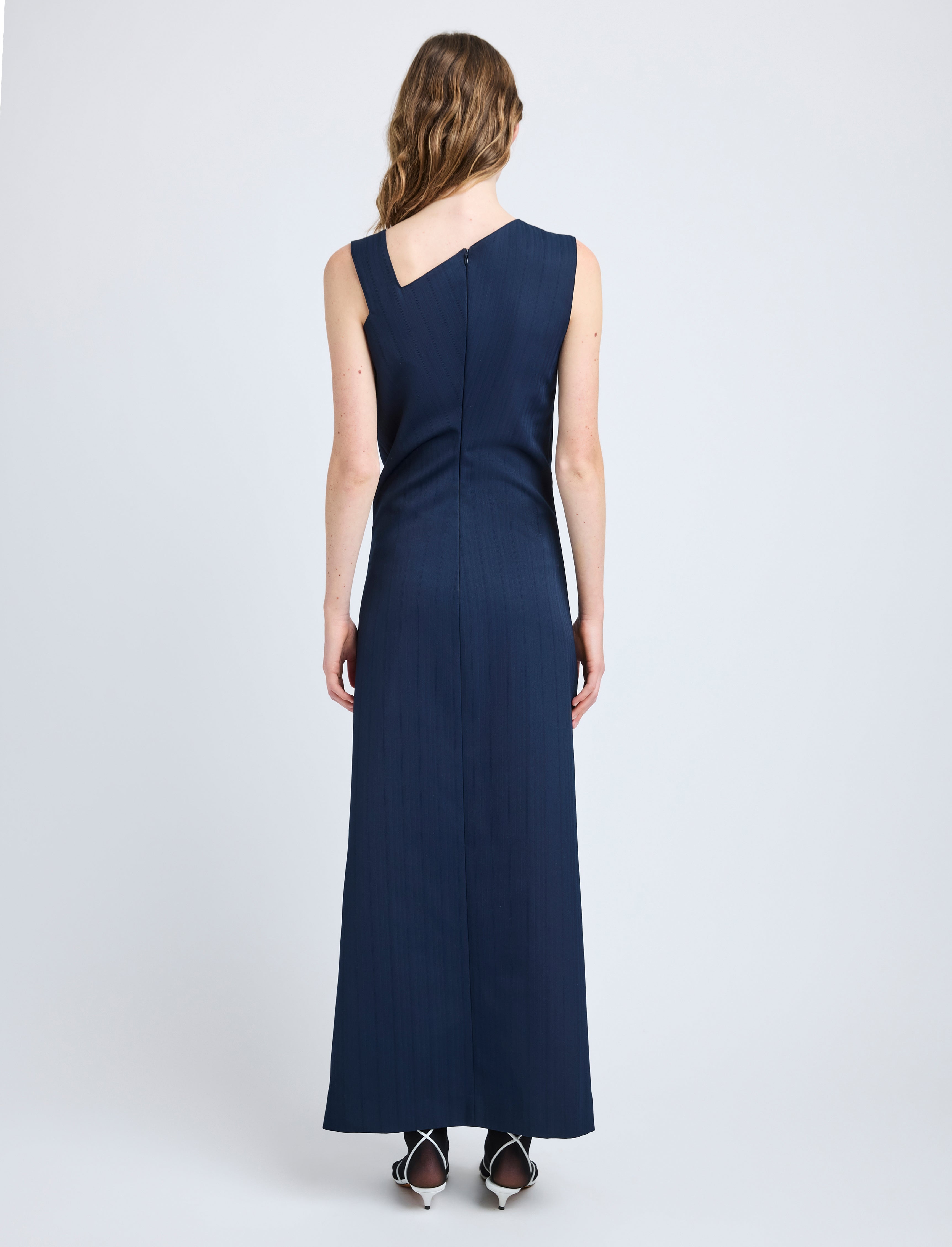 Jackie Dress in Technical Nylon Jacquard - 4