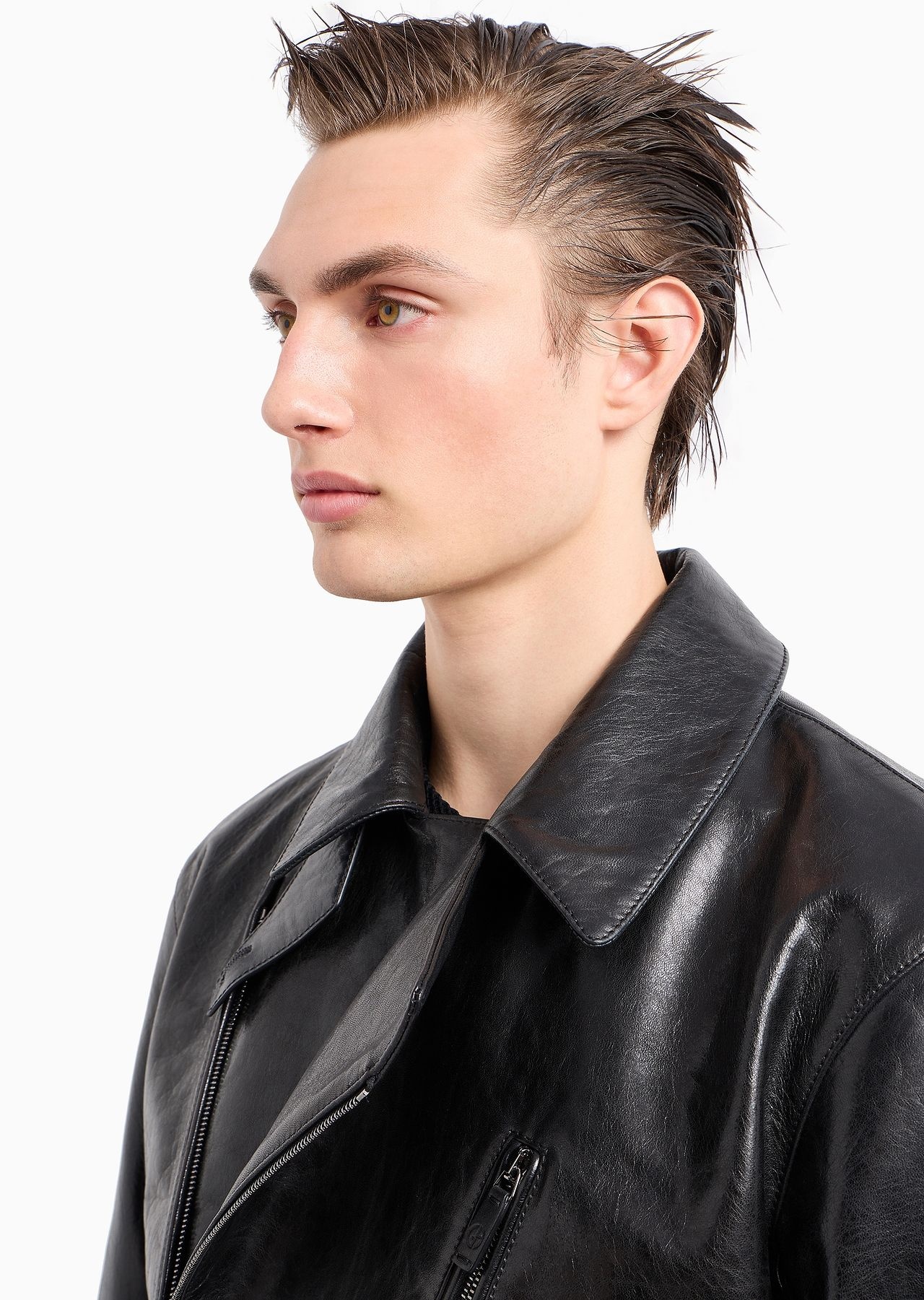 Nappa leather biker jacket - 5