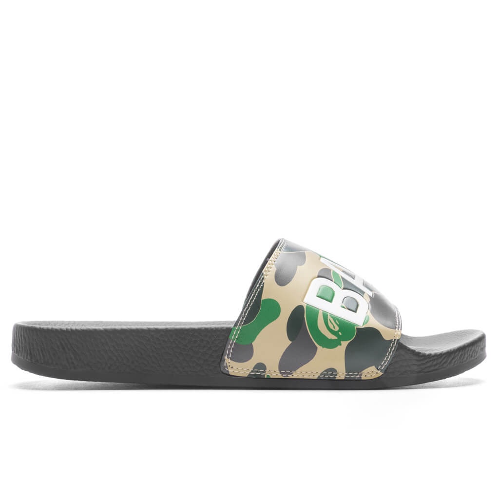 ABC CAMO SLIDE SANDALS  - GREEN - 1