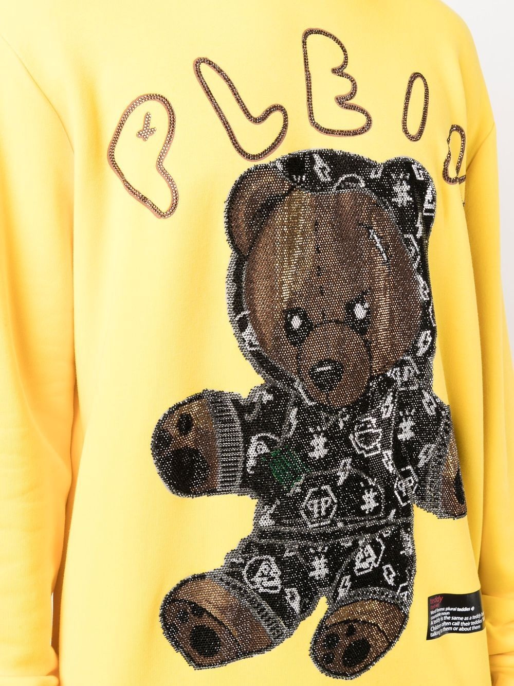 teddy bear-print hoodie - 6