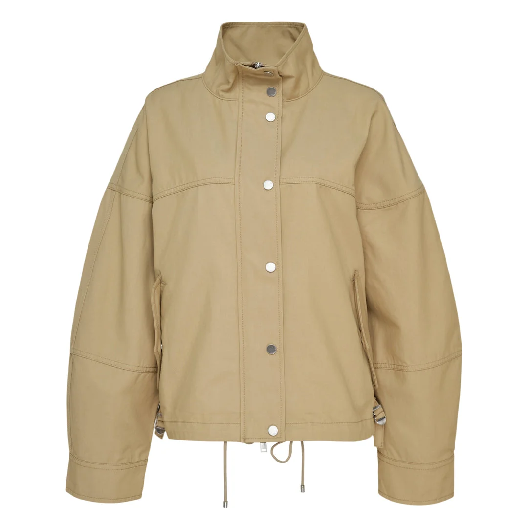 Cropped Utility Balloon Jacket - 1