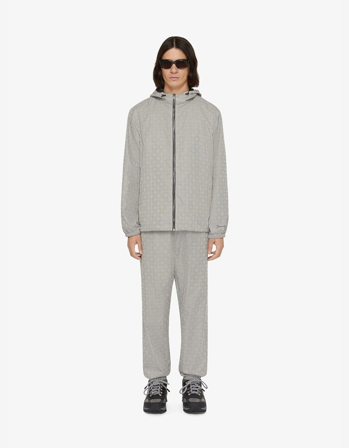 Givenchy Grey Monogram 72 Windbreaker - 2