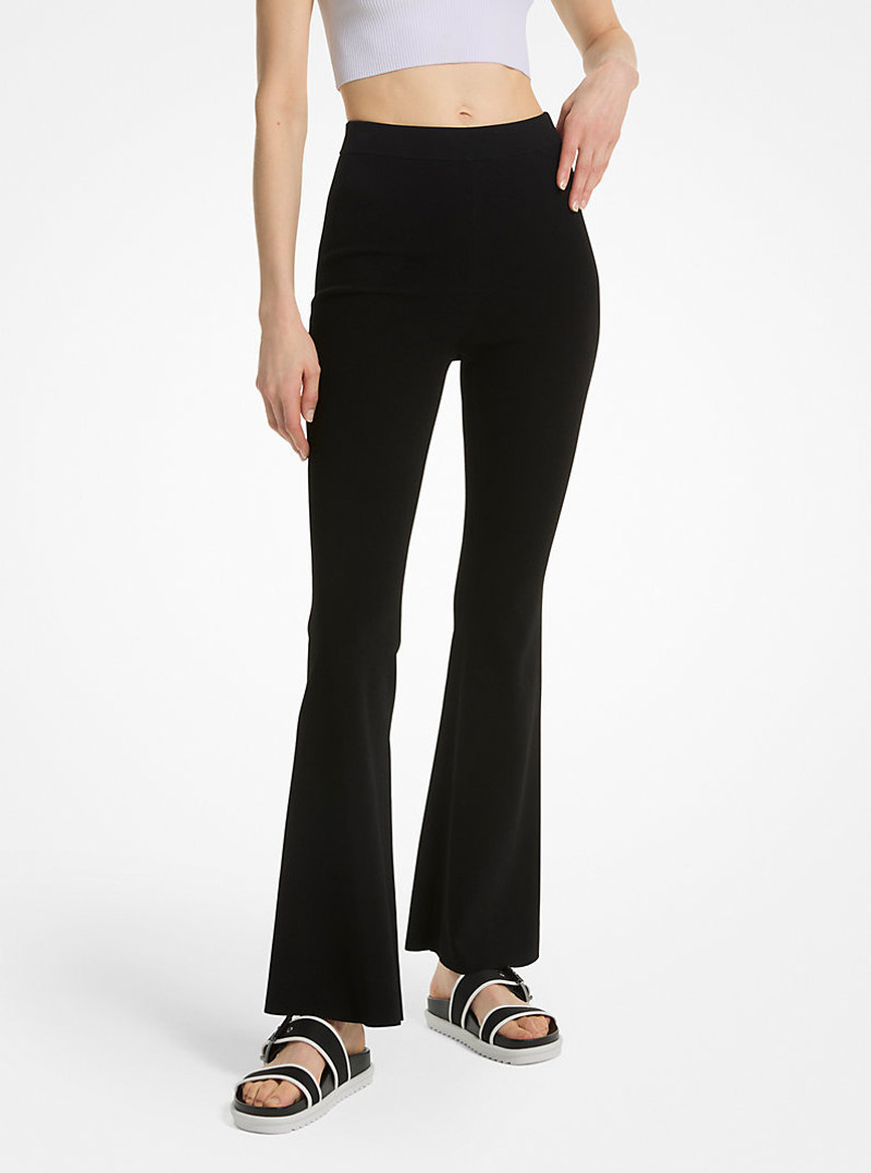 Stretch Knit Flared Legging 1