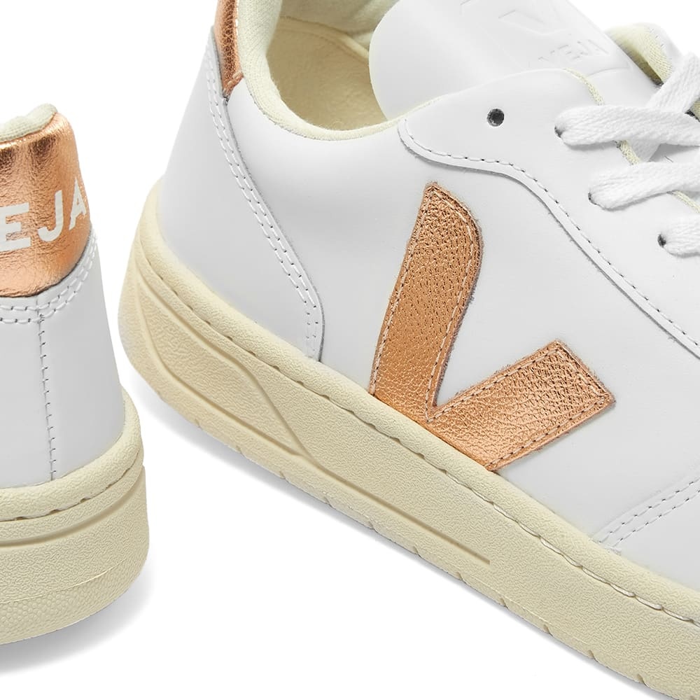 Veja V-10 Leather Basketball Sneaker - 4