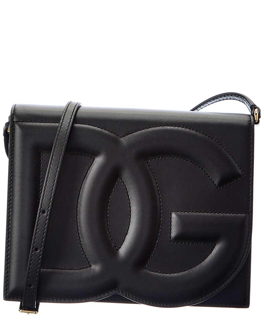 Dolce & Gabbana Logo Leather Shoulder Bag - 1
