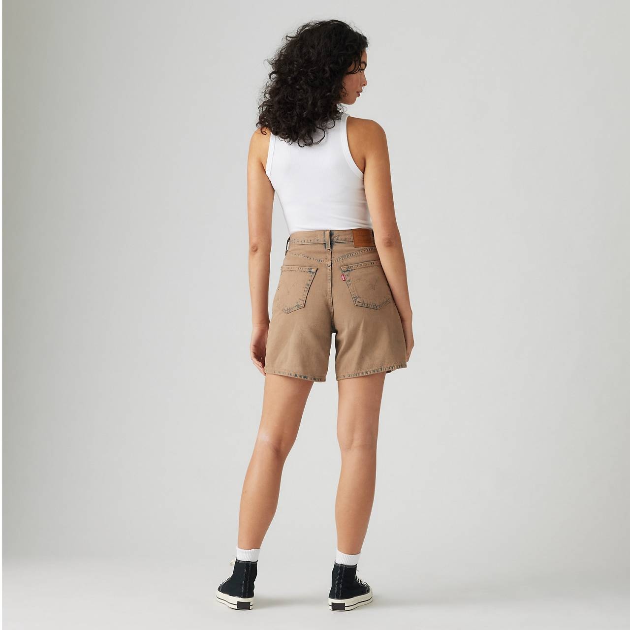 HIGH RISE BAGGY WOMEN'S SHORTS - 5
