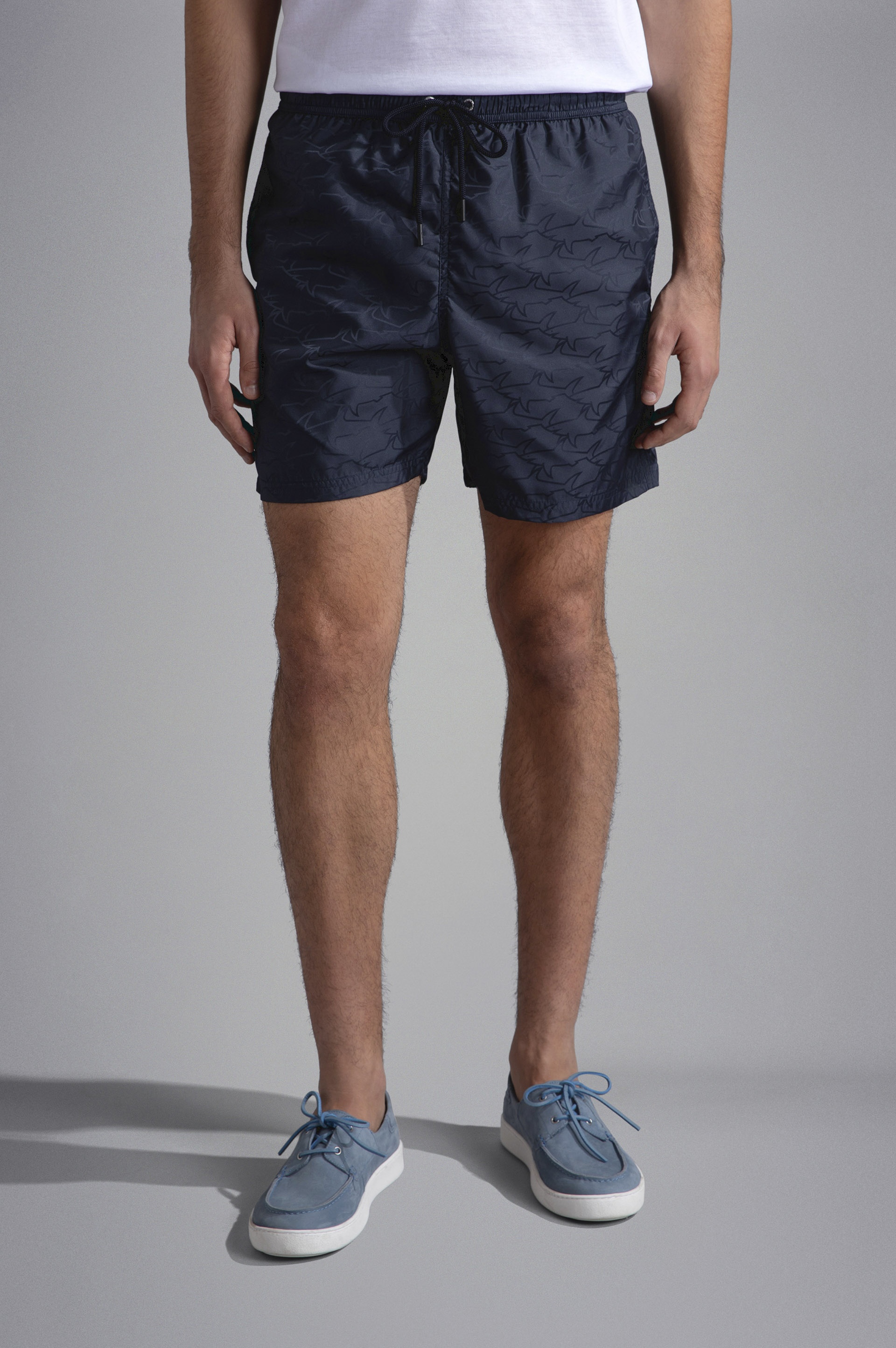 SWIM SHORTS WITH SHARK PRINT - 6