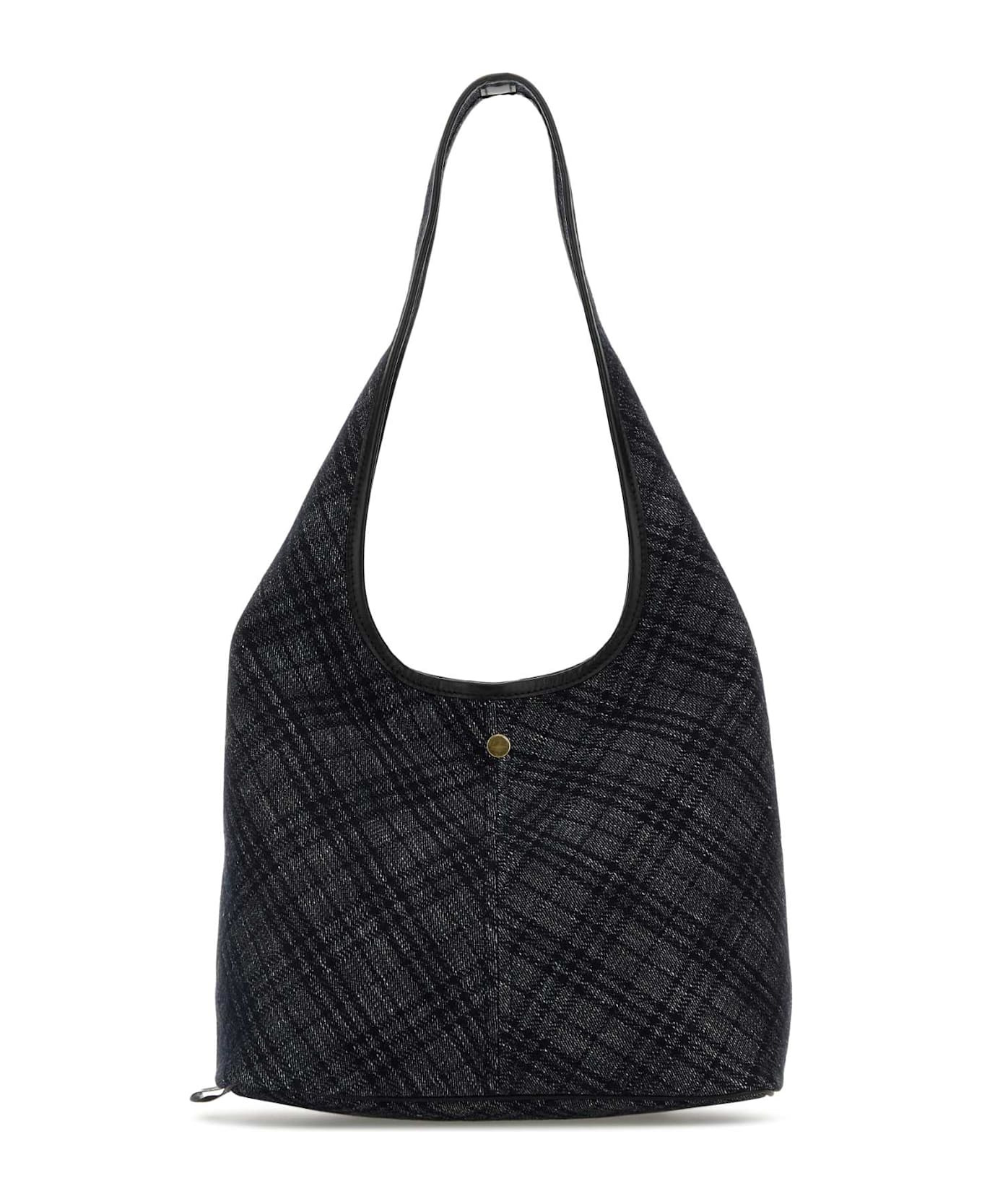 Blue Cotton Mini Bag - 3