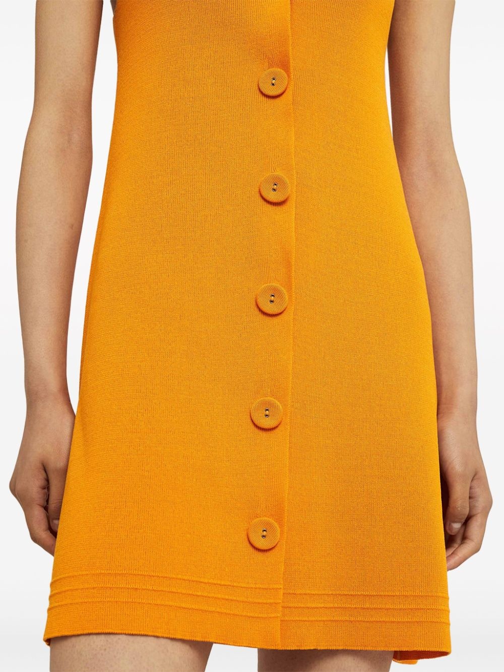 V-neck knitted minidress - 5