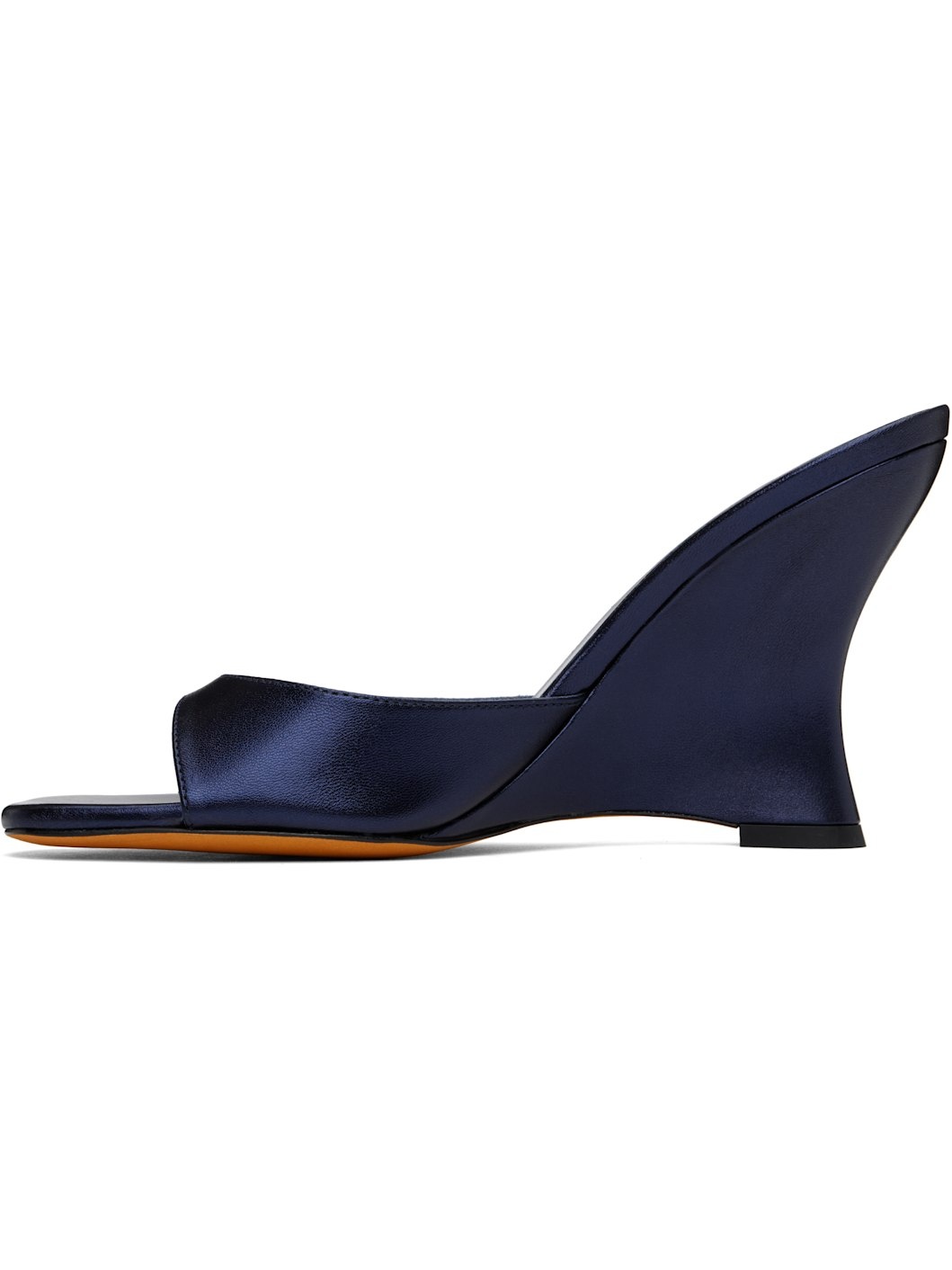 Navy Lido Wedge Heeled Sandals - 3