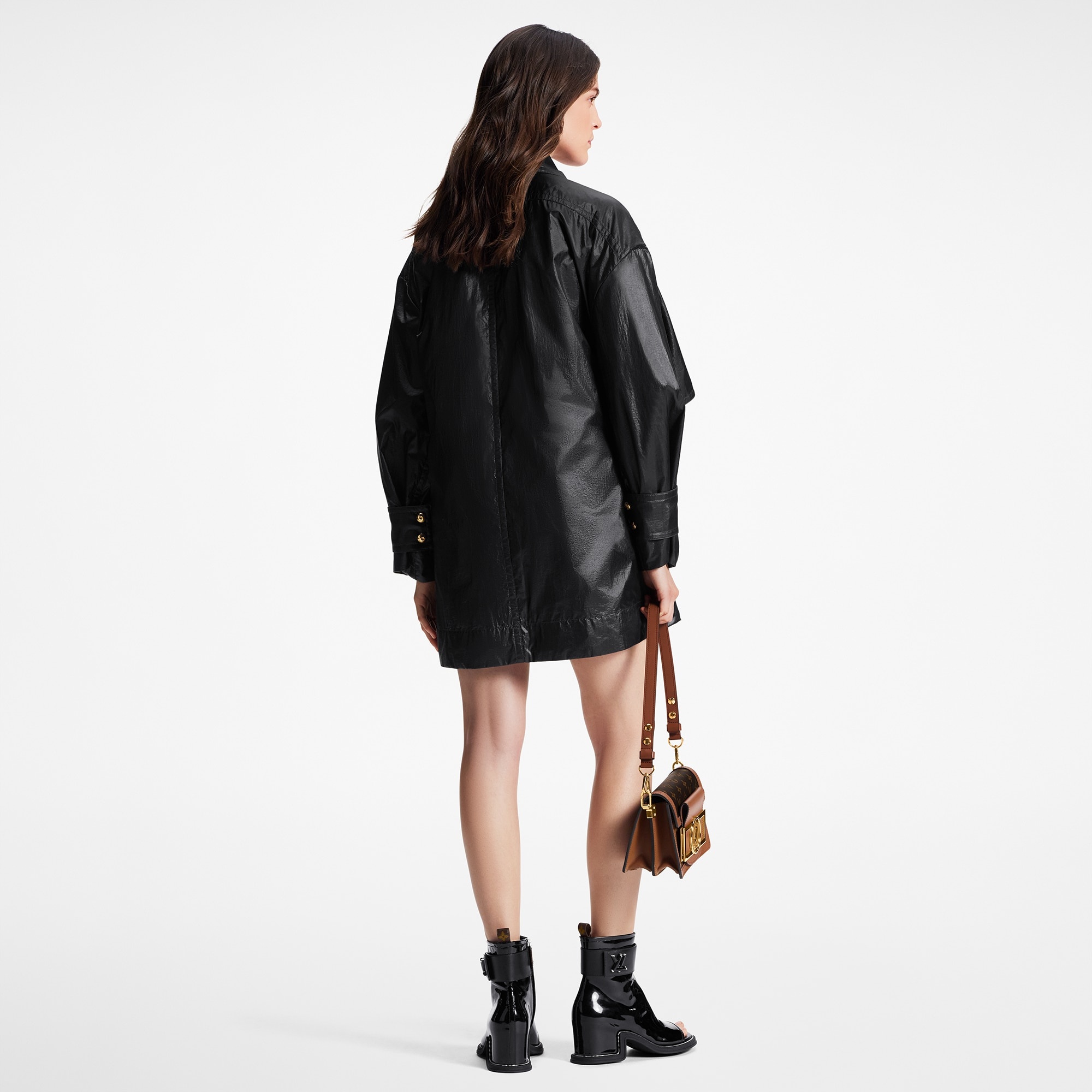 Wind Flap Trench Coat - 3